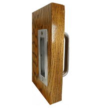 1 Inch Half Round Sliding Barn Door Set, Don-Jo BD1837