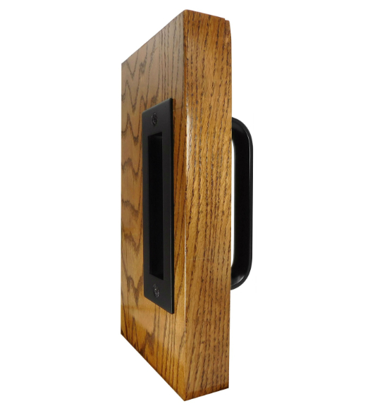 Half Round Sliding Barn Door Pull Set