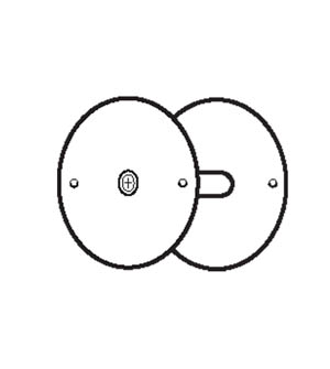 1-1/2 Bore Hole Filler Plate