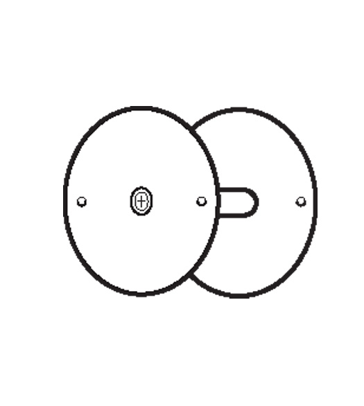 2-1/8 Bore Hole Filler Plate
