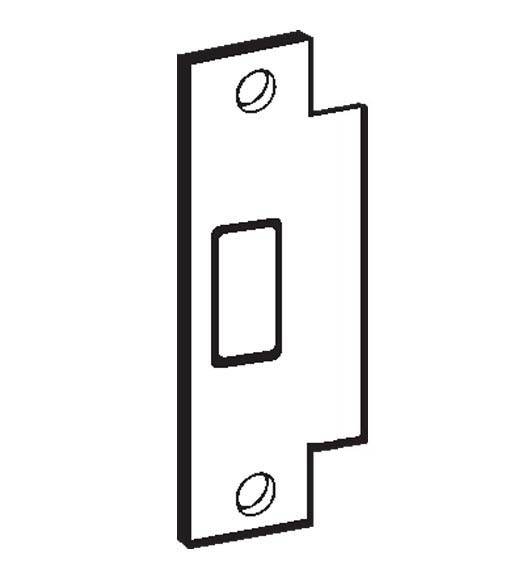 Extended Deadbolt Strike Plate