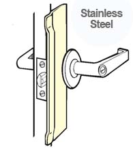 10 Inch Stainless Security Latch Guard Plate, Don-Jo BLP-110-630