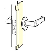 10 Inch Security Latch Guard Plate, Don-Jo BLP-210
