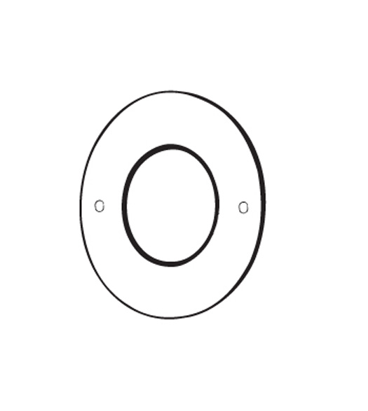 2-5/8 Inch Cylinder Hole Filler Plate
