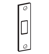ANSI Large Deadbolt Strike Plate, Don-Jo DBS-2478