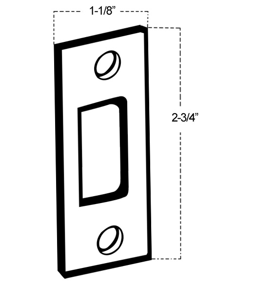 Replacement Deadbolt Strike
