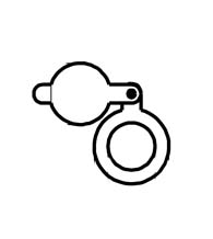 Door Viewer Cover, Don-Jo DVC-626