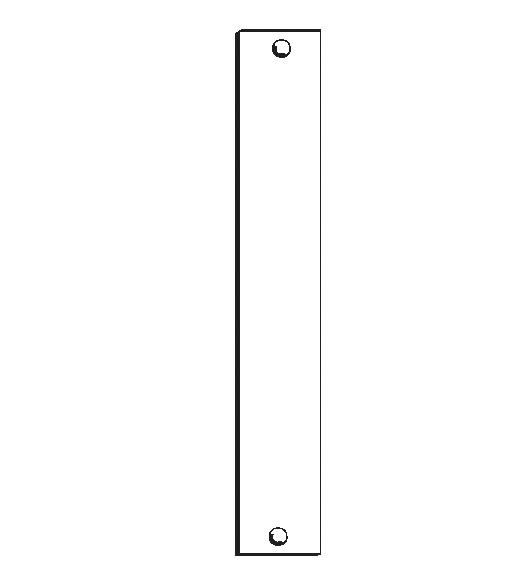 86 Cut Out Mortise Filler Plate