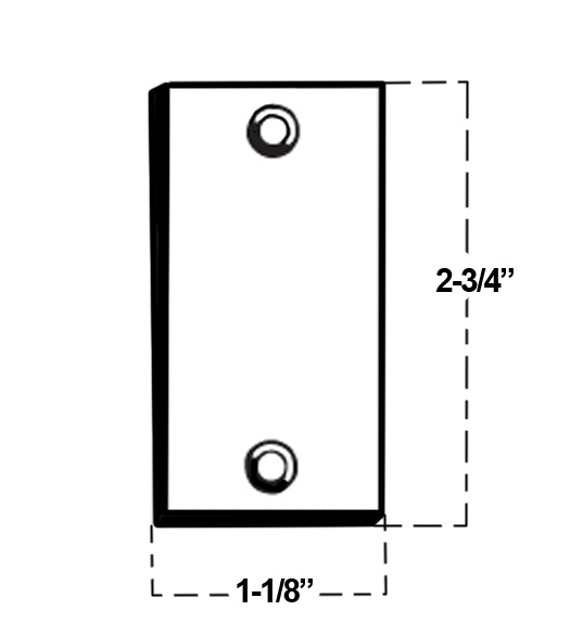 Latch Hole Filler Plate