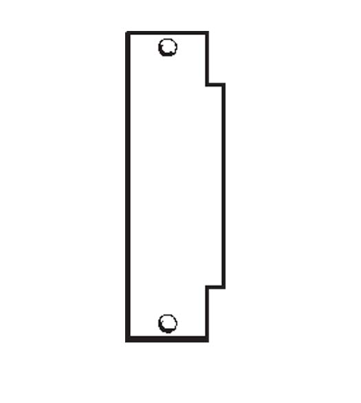 ANSI Strike Hole Frame Filler Plate