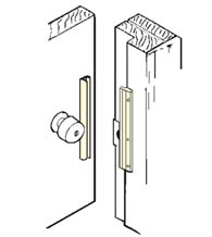 6 Inch Inswing Door Security Latch Guard, Don-Jo ILP-206