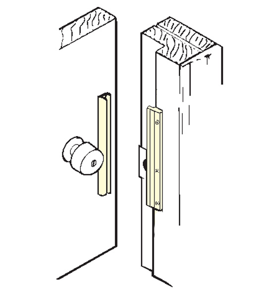 Inswing Door Security Latch Guard