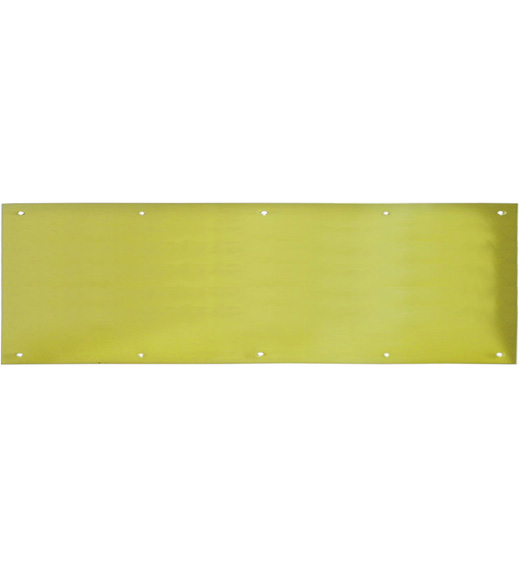 Polished Brass 10 x 34 Inch Kickplate