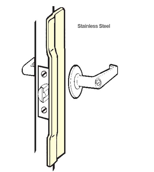 10 Inch Stainless Narrow Latch Guard