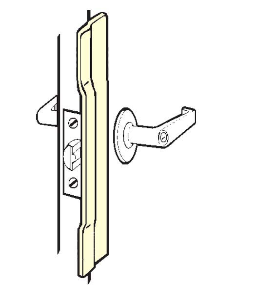 10 Inch Narrow Latch Guard Plate