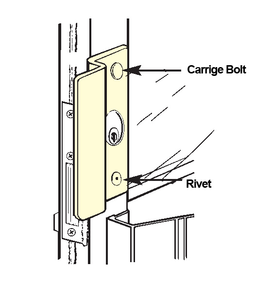Storefront Door Security Guard Plate