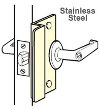 7 Inch Security Latch Guard Plate, Don-Jo OSLP-107