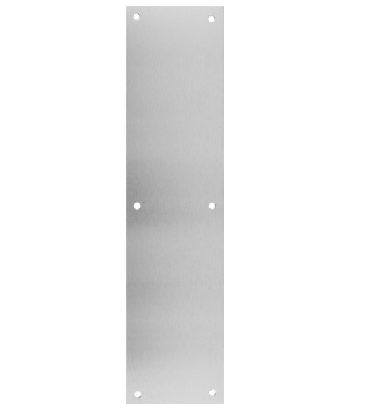 4 x 20 Stainless Steel Push Plate
