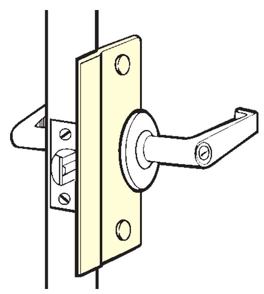 6 Inch Security Latch Plate