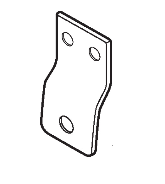 Storefront Door Latch Installation Plate