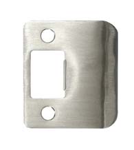 Stainless Steel Radius Corner Strike Plate, Don-Jo ST-214-RC-630