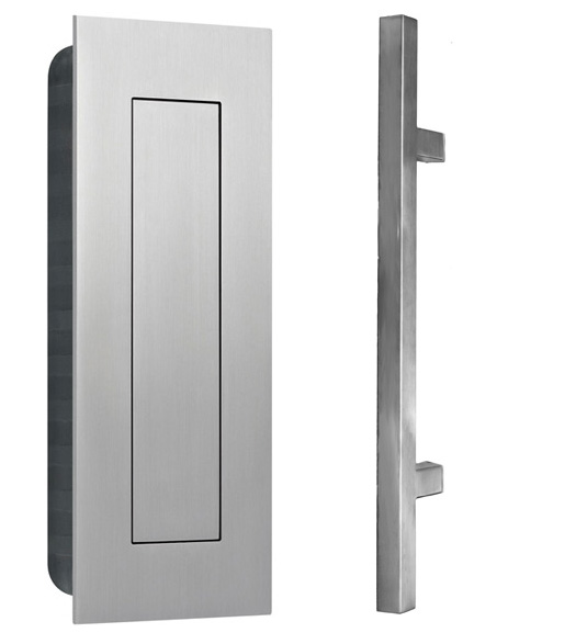Barn Door Handle and Flush Pull Set