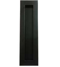 7-7/8 Inch Black Flush Pull
