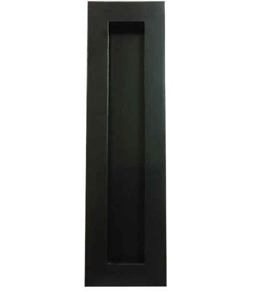 7-7/8 Stainless Steel Flush Pull in Black