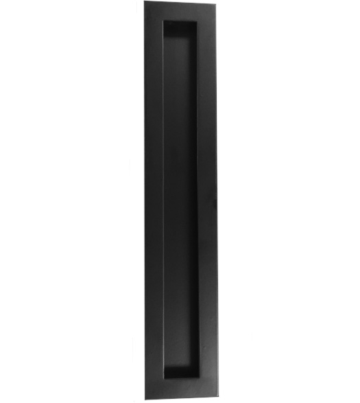 11-13/16 Stainless Steel Flush Pull in Black