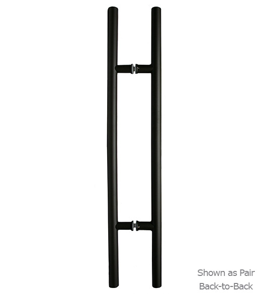 3 Foot Door Pull in Matte Black