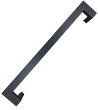 24 Inch Matte Black Stainless Steel Offset Pull, DWD MJRP24-622