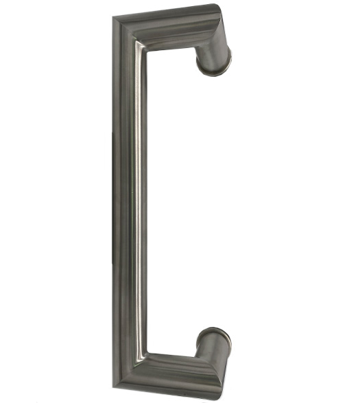 Offset Satin Stainless 12 Inch Round Pull