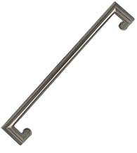 Ivar 24 Inch Satin Stainless Steel Door Offset Handle
