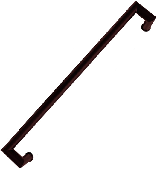 Offset Oil Rubbed Bronze 36 Inch Round Pull