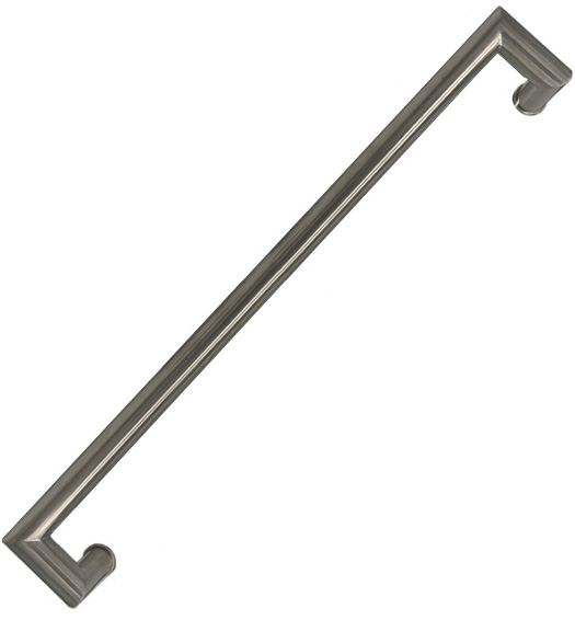 Offset Satin Stainless 36 Inch Round Pull