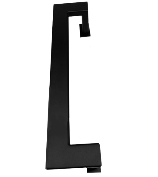 Matte Black 12 Inch Offset Square Door Pull