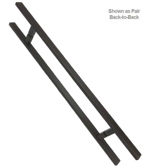 36 Rectangular Oil Rubbed Bronze Door Pull