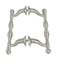 6 Inch Off-Set Decorative Shower Handle Pair