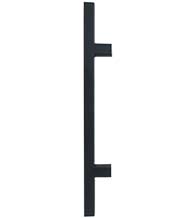 24 Inch Matte Black Square Ladder Pull, DWD-SQPULL24-622