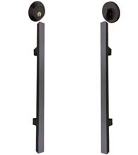 Modern Door Handles with Lock
