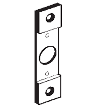 Sargent Integra Mortise Lock Conversion Plate, Don-Jo CV-2414-SL