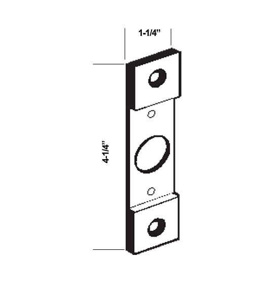 Sargent Mortise Lock Conversion Plate