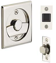 Privacy Square Tubular Pocket Door Set, Emtek 2135