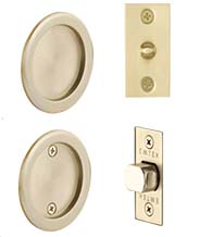Passage Round Tubular Pocket Door Set, Emtek 2144