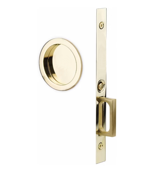 Round Passage Mortise Pocket Door Set