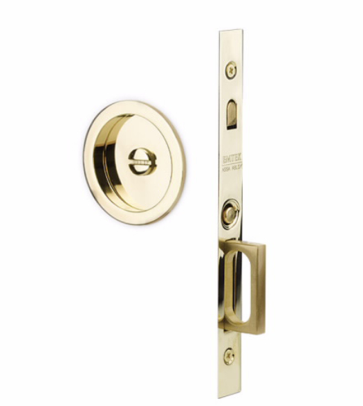 Round Privacy Pocket Door Mortise Lock