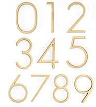 Modern House Numbers, Emtek 283x