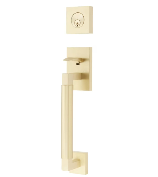 Modern Hercules Entry Door Handleset