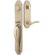 Greeley Arched Sandcast Handleset, Emtek 451332