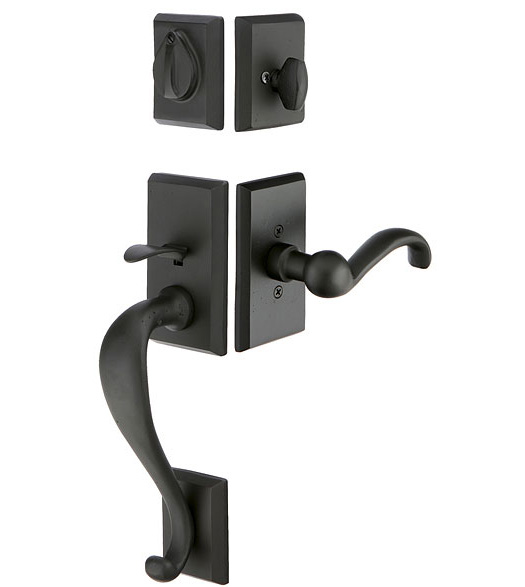Rectangular Sectional Entry Door Handleset